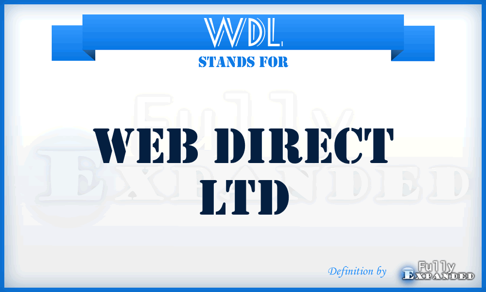 WDL - Web Direct Ltd