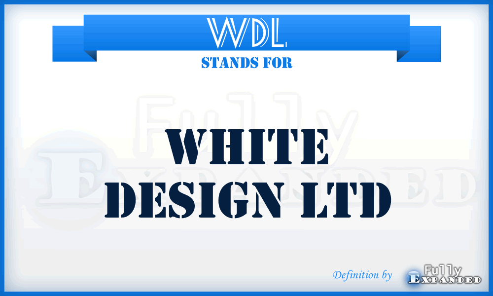 WDL - White Design Ltd