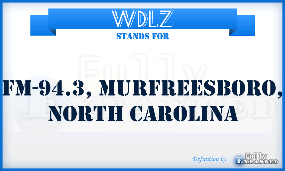 WDLZ - FM-94.3, Murfreesboro, North Carolina