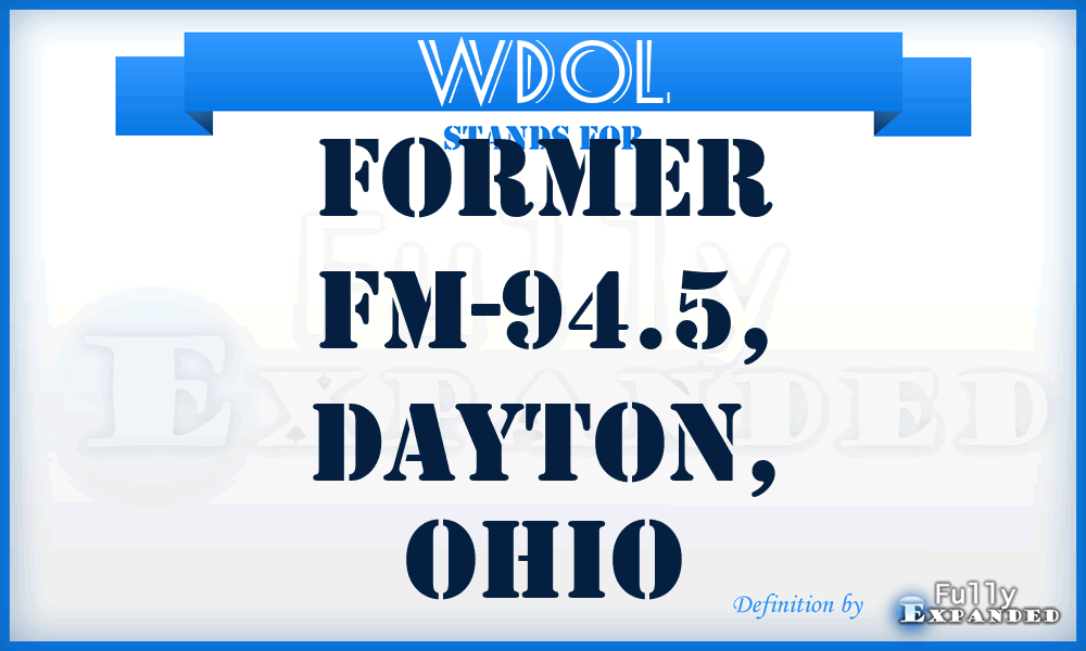 WDOL - Former FM-94.5, Dayton, Ohio
