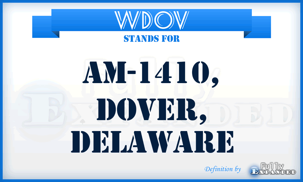 WDOV - AM-1410, Dover, Delaware