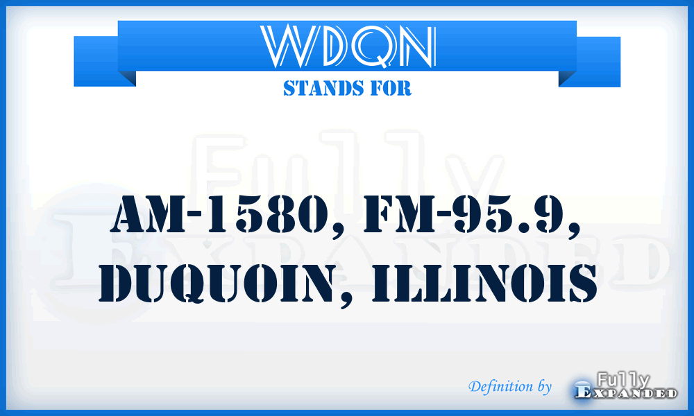 WDQN - AM-1580, FM-95.9, DuQuoin, Illinois