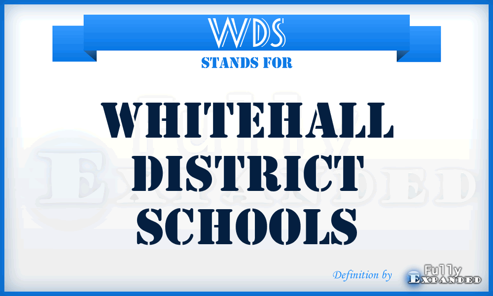 WDS - Whitehall District Schools