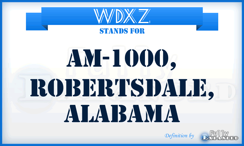 WDXZ - AM-1000, Robertsdale, Alabama