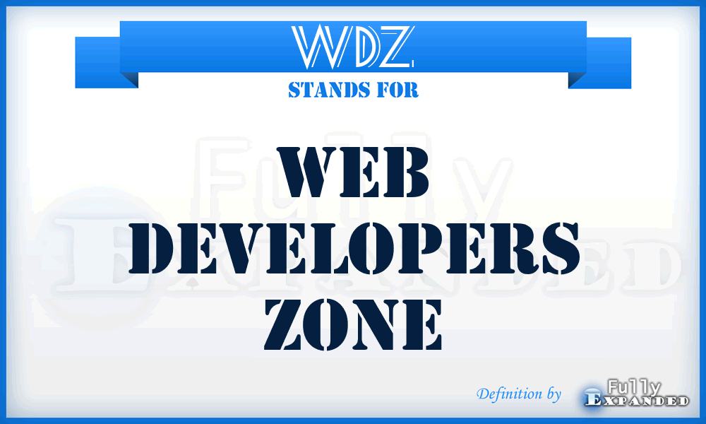 WDZ - Web Developers Zone