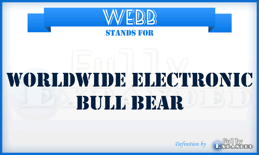 WEBB - Worldwide Electronic Bull Bear