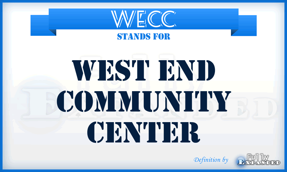 WECC - West End Community Center