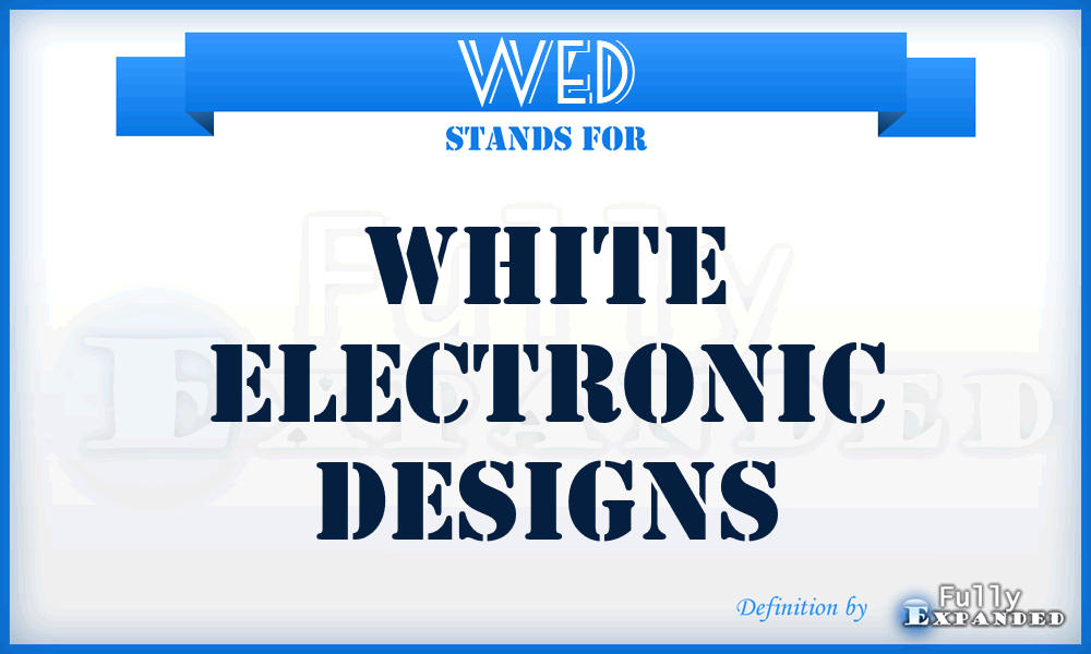 WED - White Electronic Designs