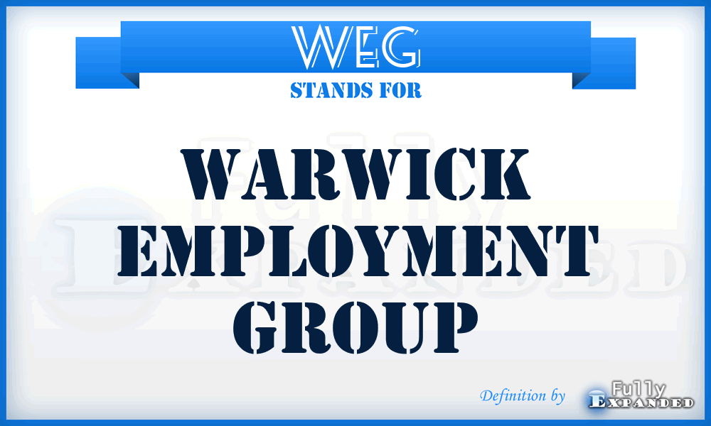 WEG - Warwick Employment Group