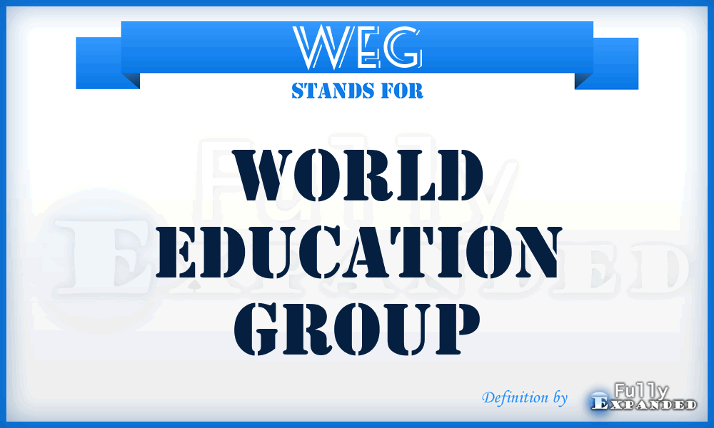 WEG - World Education Group