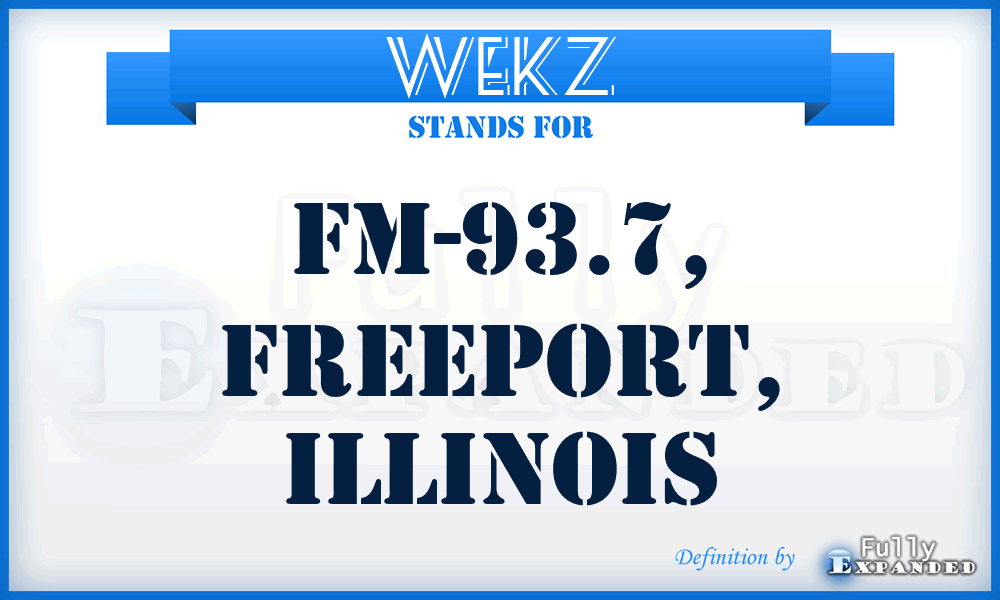 WEKZ - FM-93.7, Freeport, Illinois