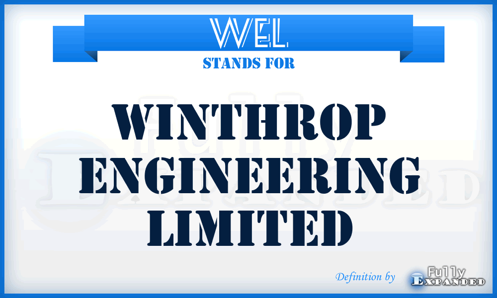 WEL - Winthrop Engineering Limited