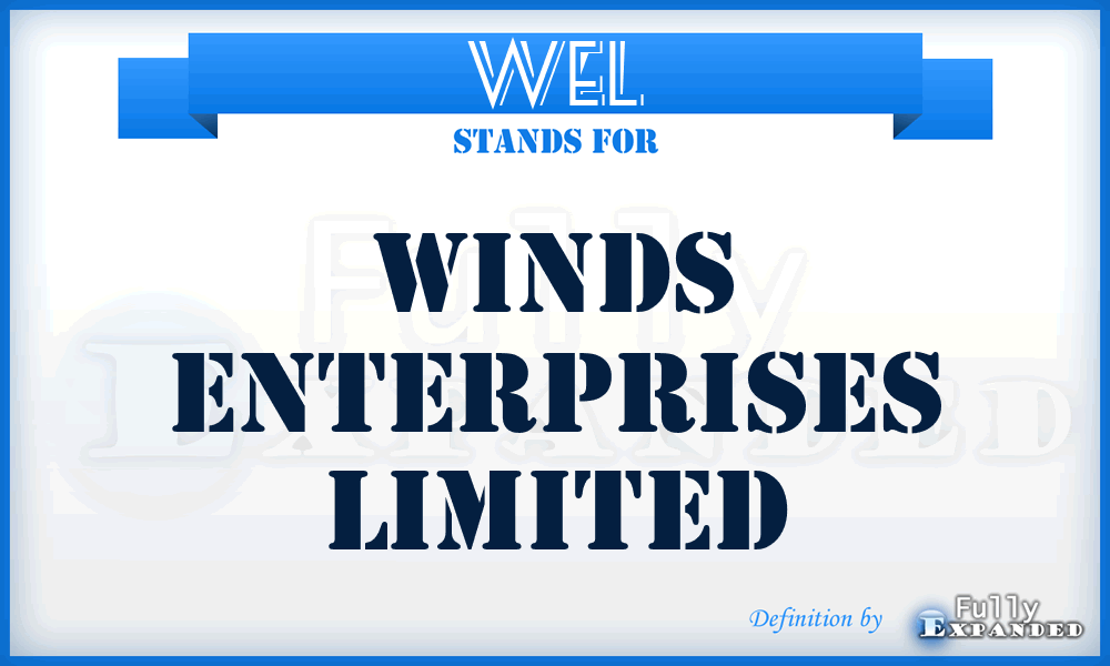 WEL - Winds Enterprises Limited