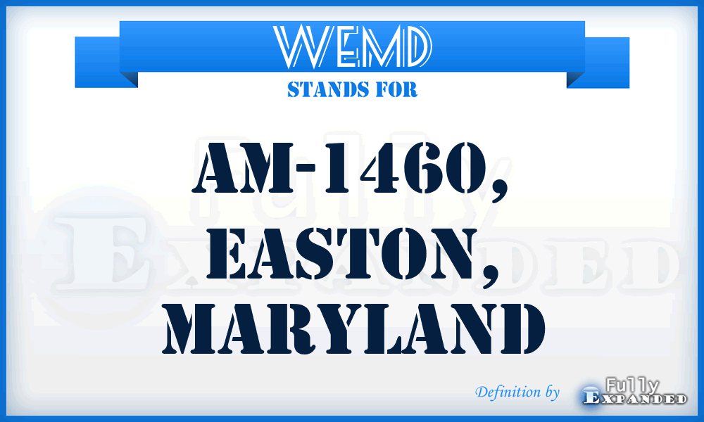 WEMD - AM-1460, Easton, Maryland