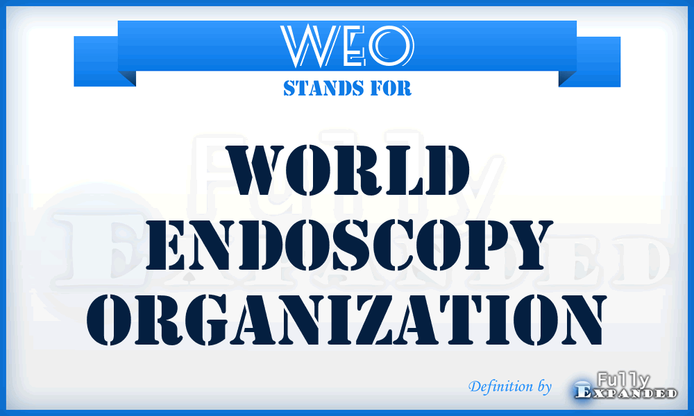 WEO - World Endoscopy Organization