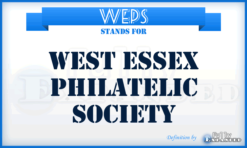 WEPS - West Essex Philatelic Society