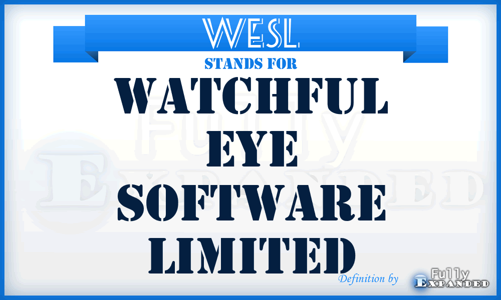 WESL - Watchful Eye Software Limited