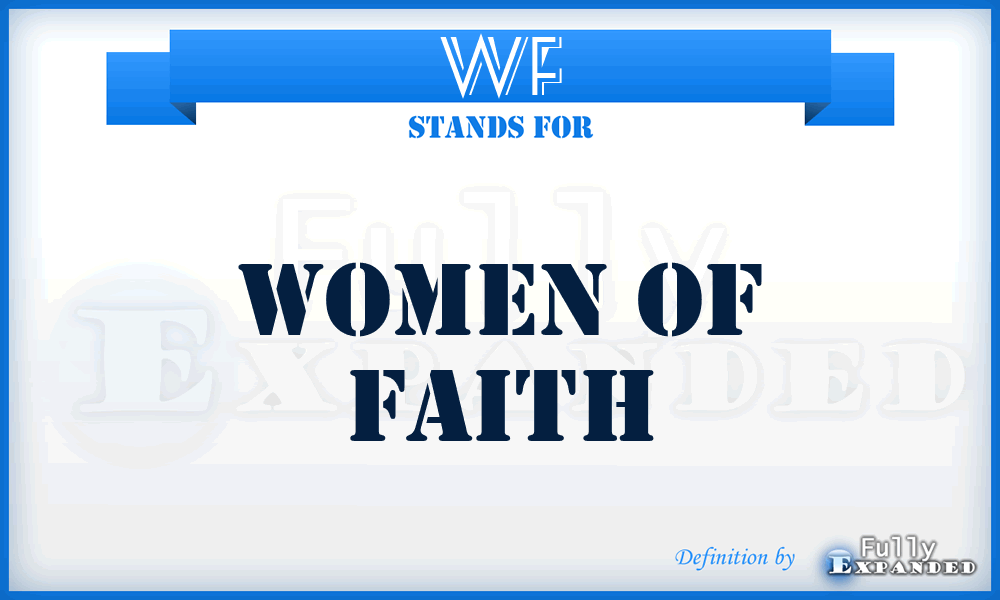 WF - Women of Faith