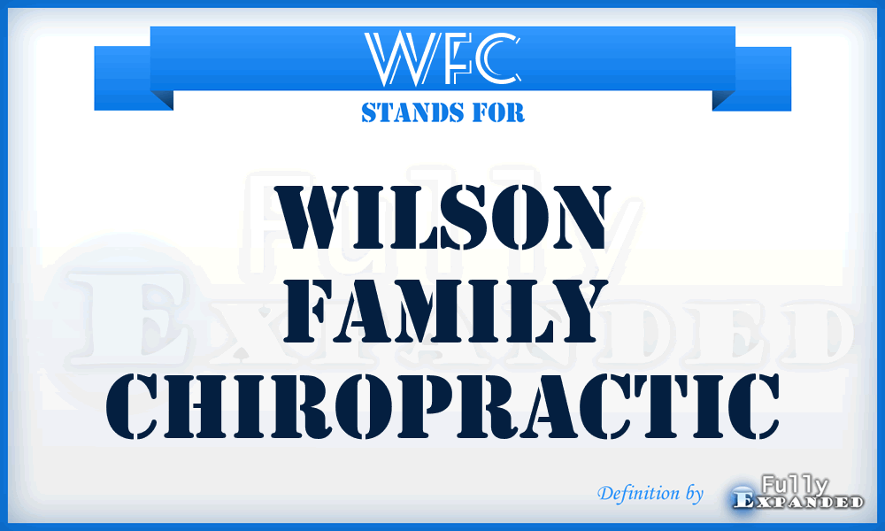 WFC - Wilson Family Chiropractic