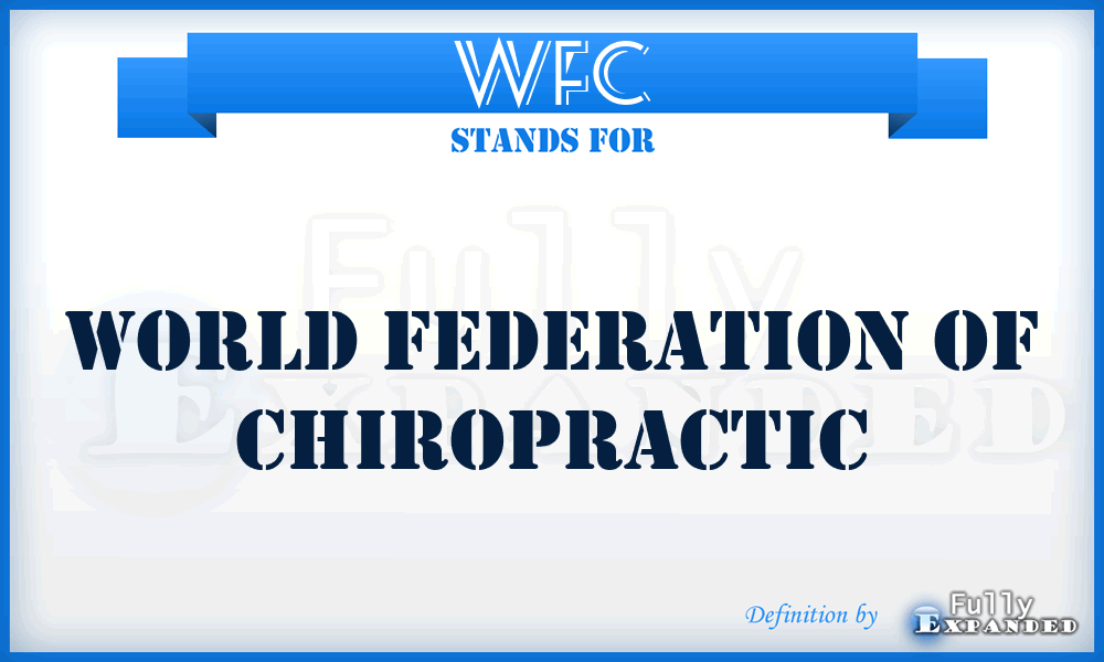 WFC - World Federation of Chiropractic