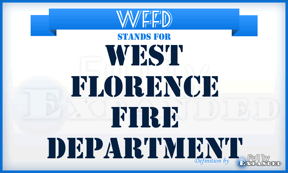 WFFD - West Florence Fire Department