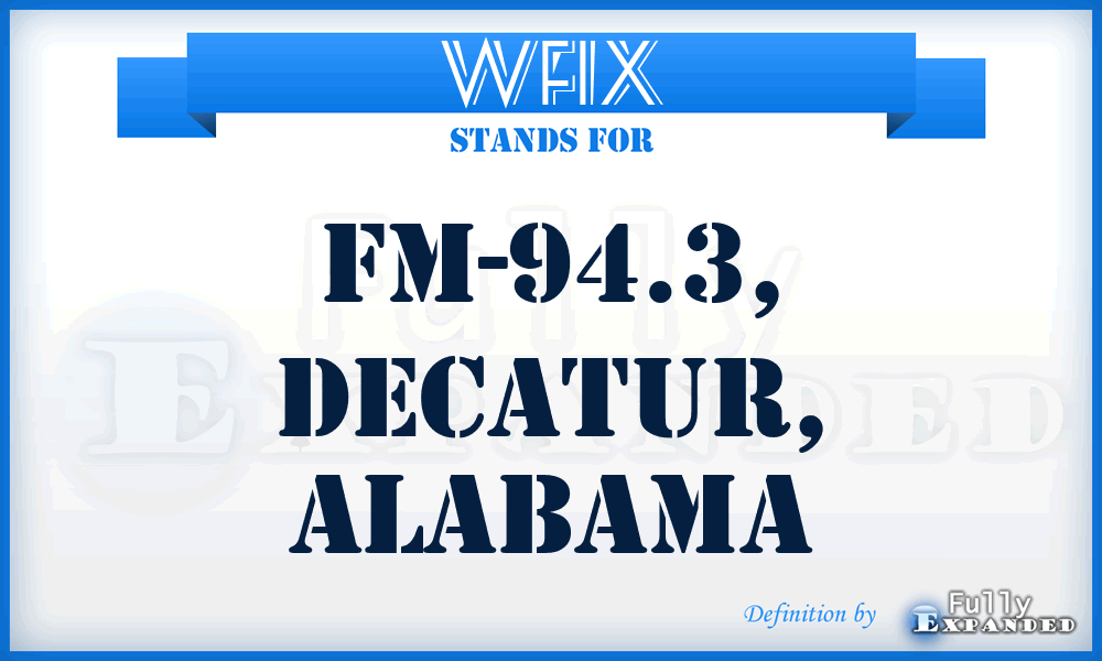 WFIX - FM-94.3, Decatur, Alabama
