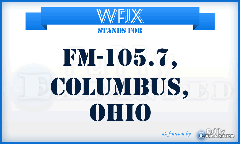 WFJX - FM-105.7, Columbus, Ohio