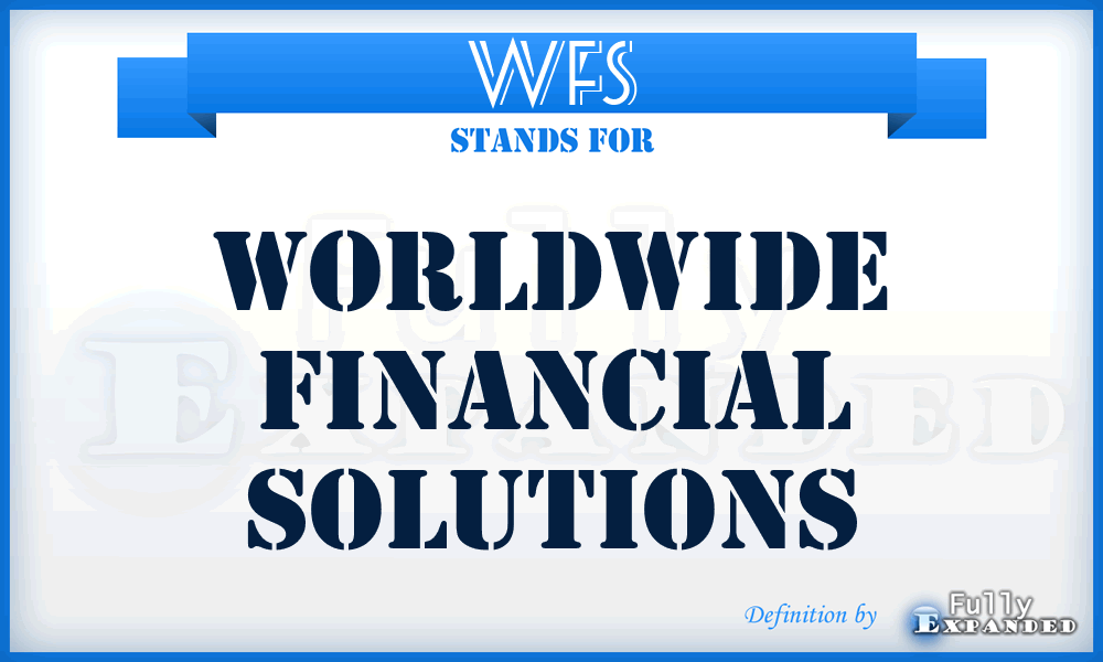 WFS - Worldwide Financial Solutions