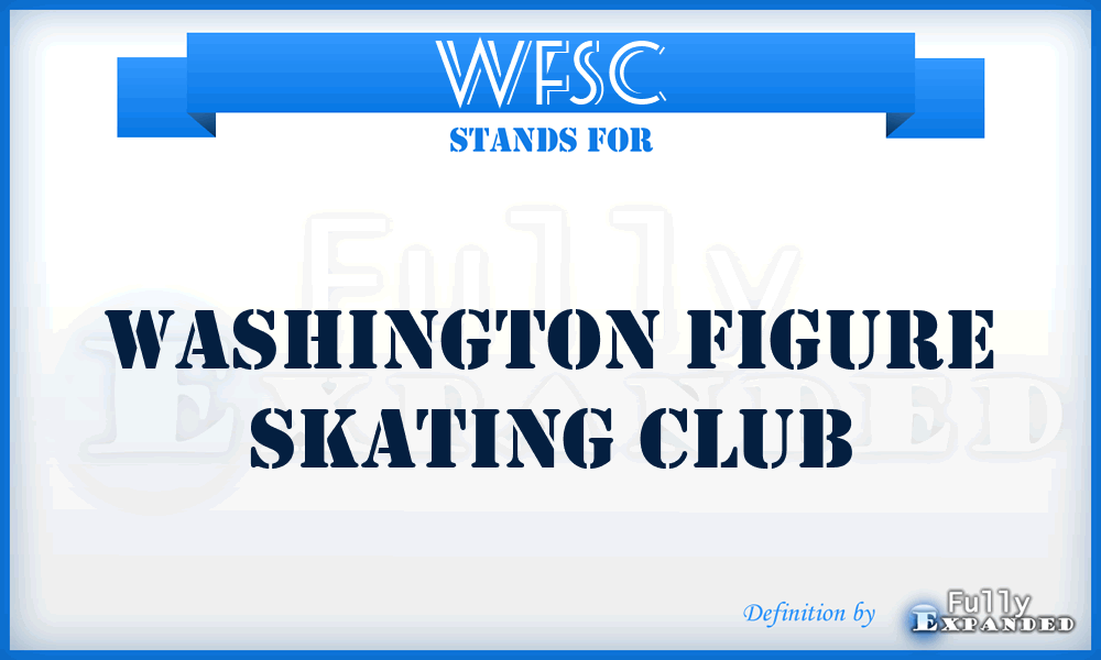 WFSC - Washington Figure Skating Club