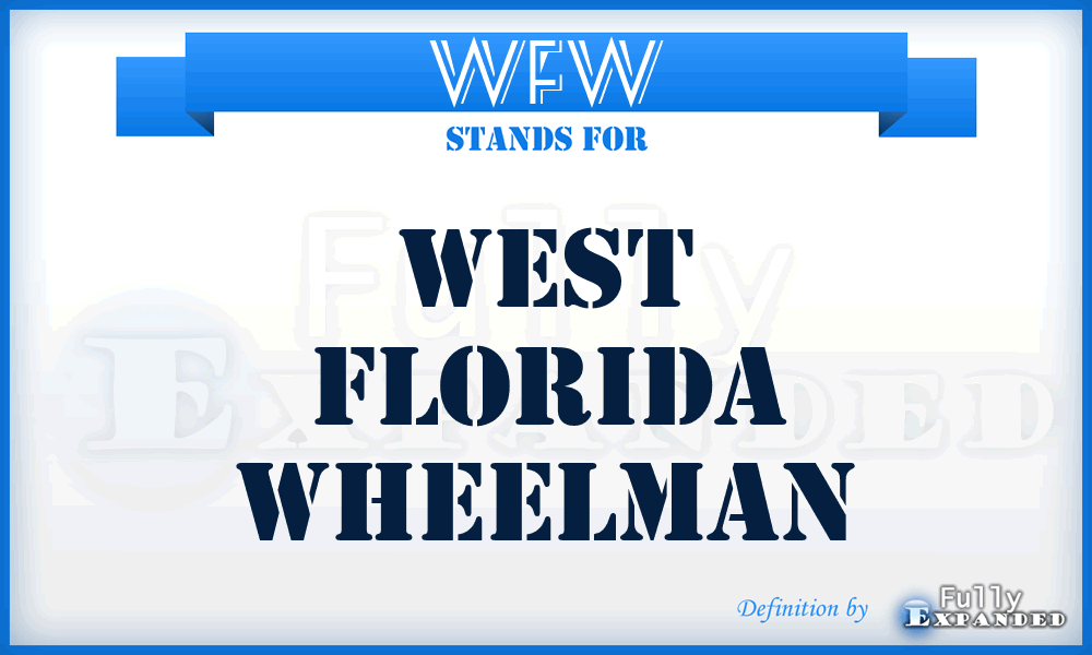 WFW - West Florida Wheelman