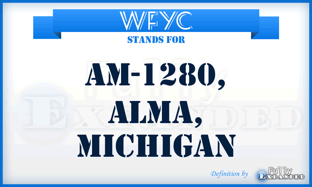 WFYC - AM-1280, Alma, Michigan