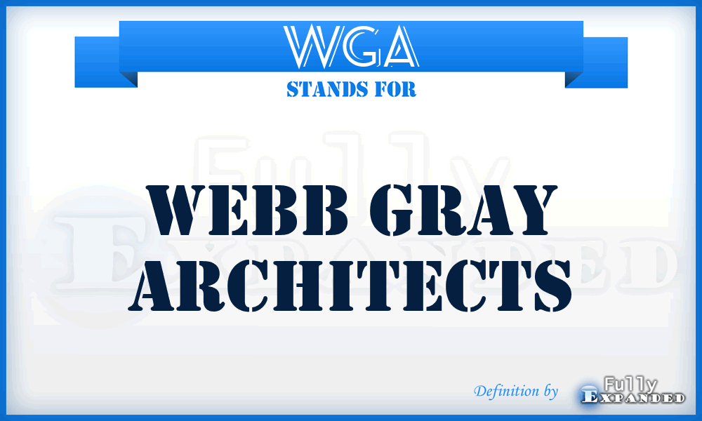 WGA - Webb Gray Architects