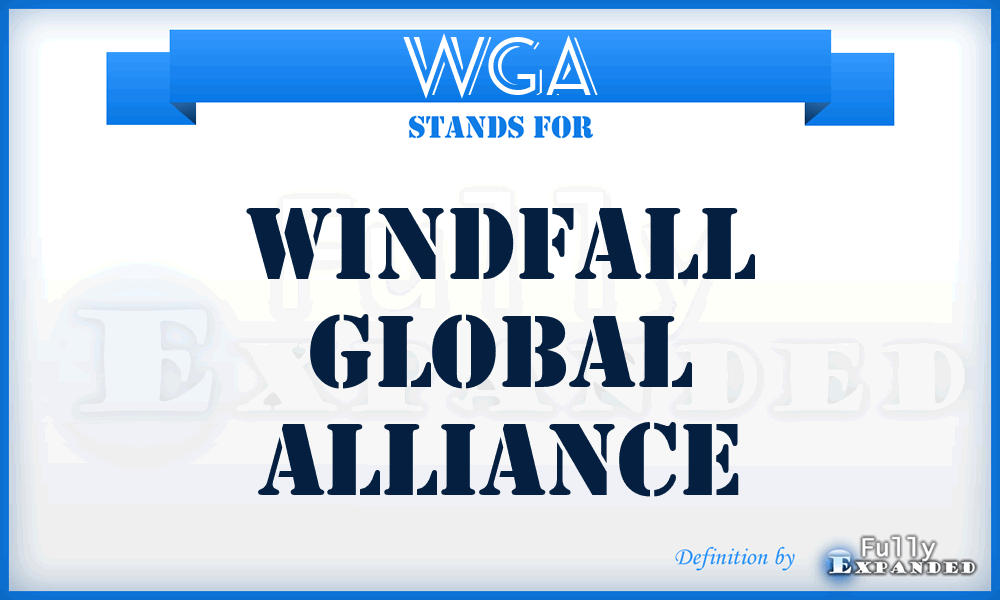 WGA - Windfall Global Alliance
