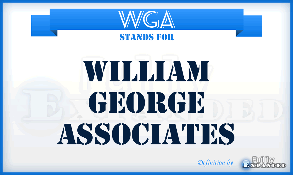 WGA - William George Associates