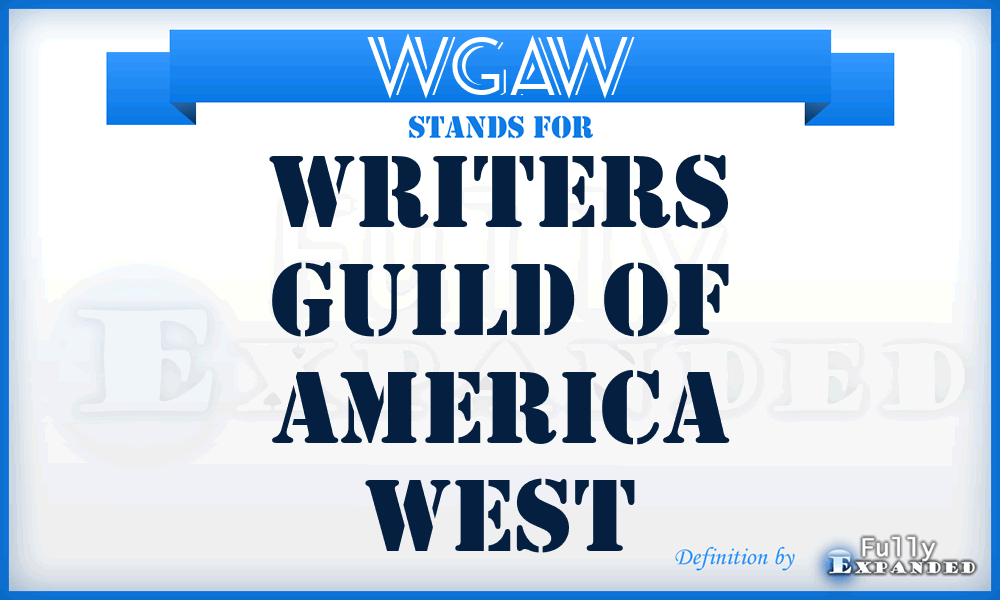 WGAW - Writers Guild of America West