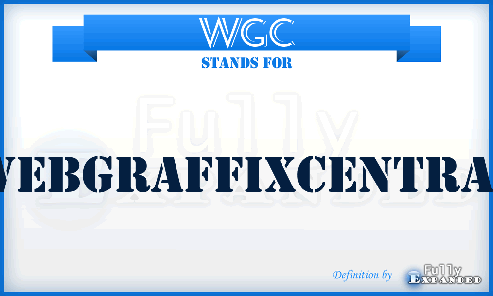 WGC - WebGraffixCentral