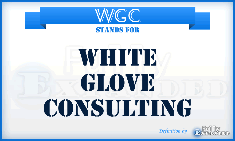 WGC - White Glove Consulting