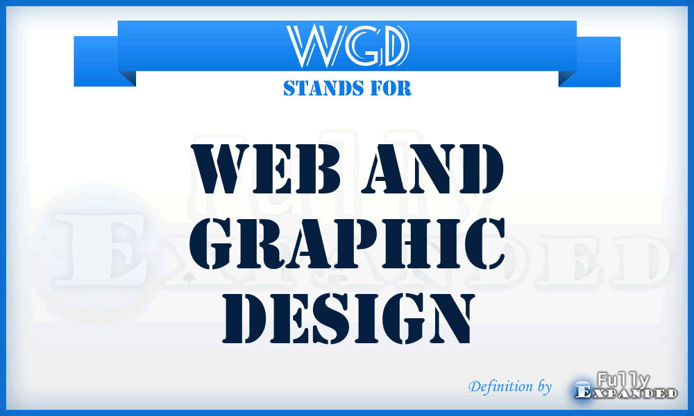 WGD - Web and Graphic Design