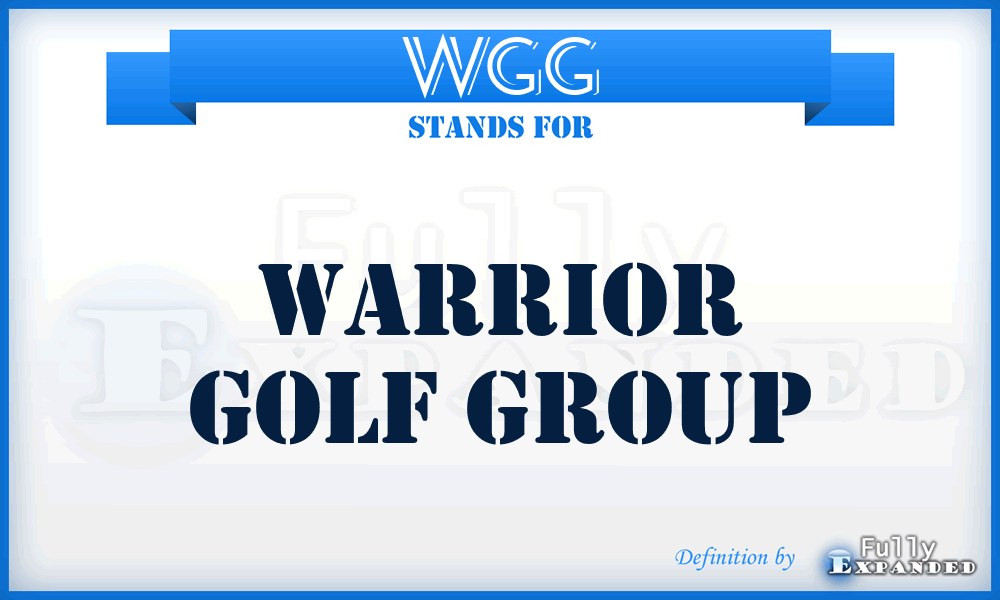 WGG - Warrior Golf Group