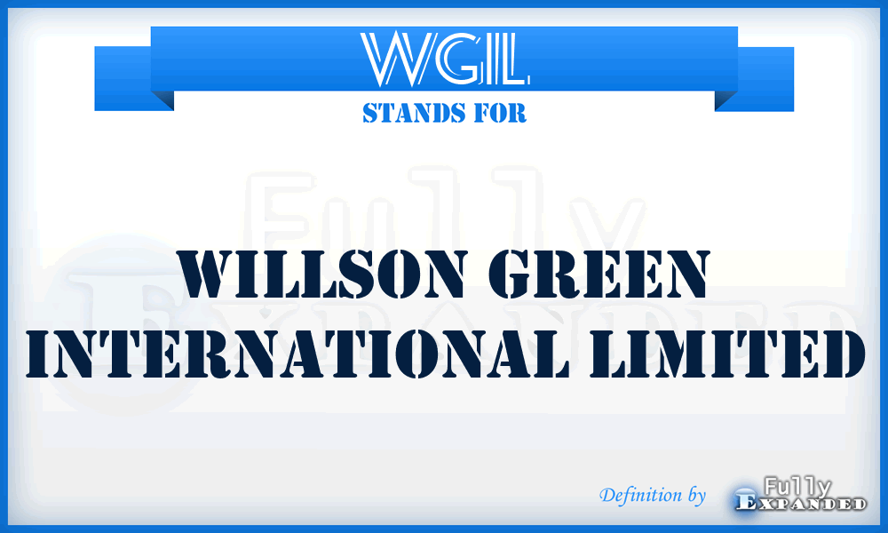 WGIL - Willson Green International Limited