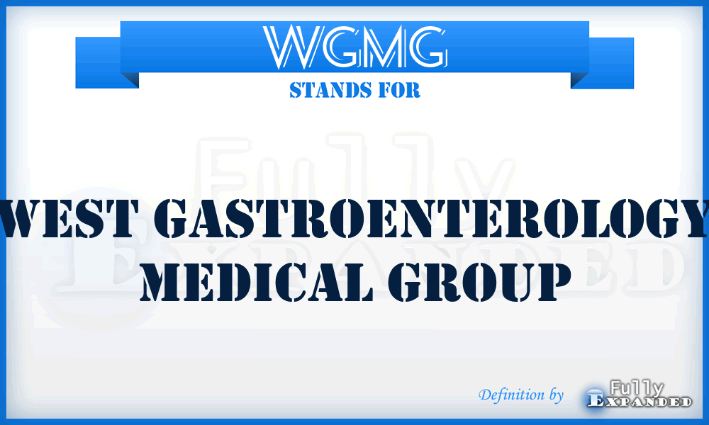 WGMG - West Gastroenterology Medical Group