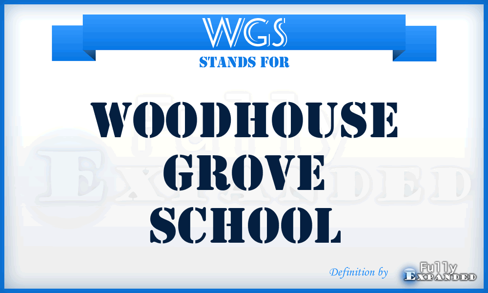 WGS - Woodhouse Grove School