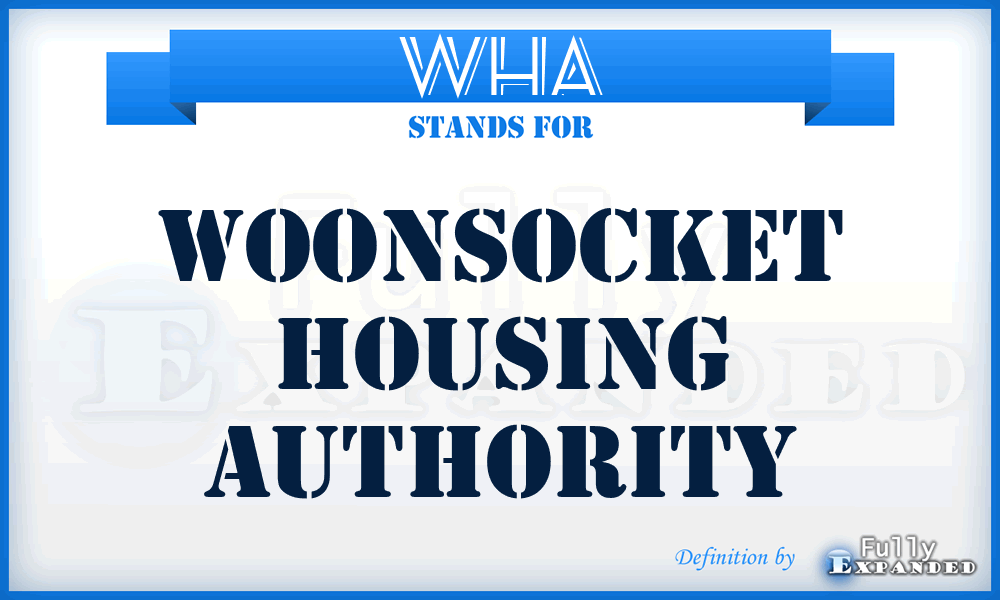 WHA - Woonsocket Housing Authority