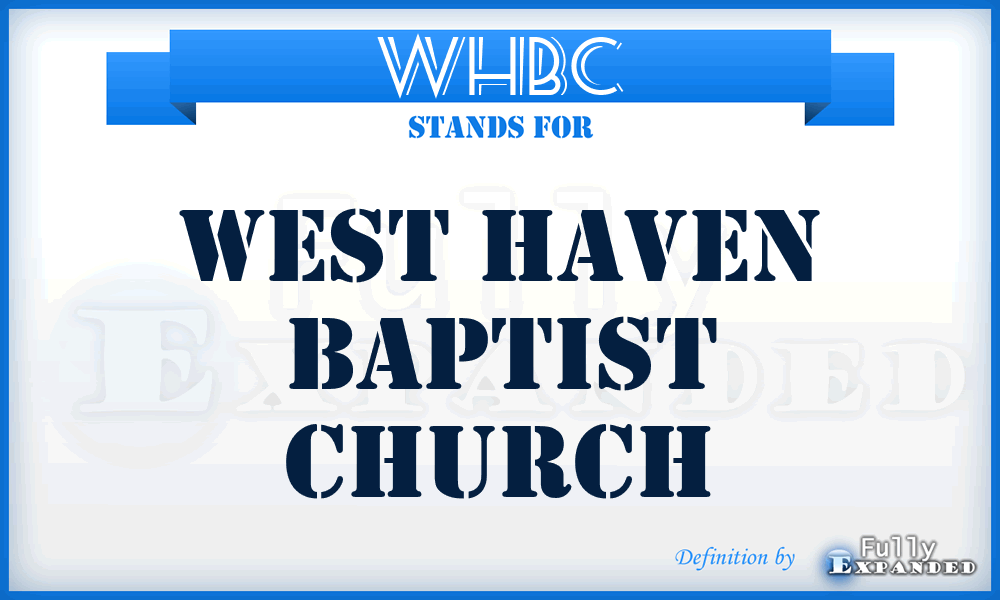 WHBC - West Haven Baptist Church