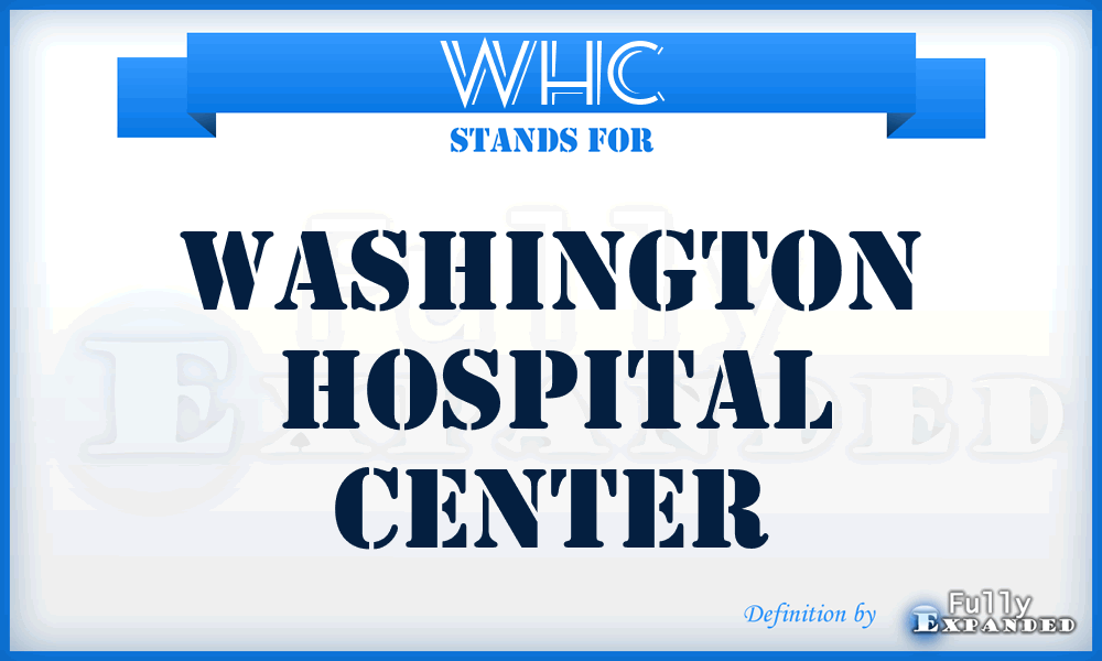 WHC - Washington Hospital Center