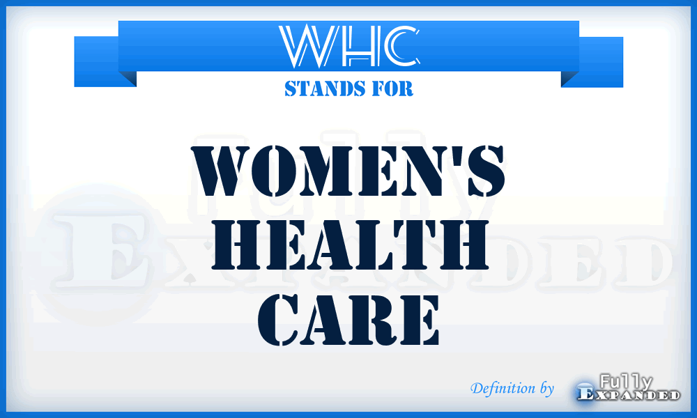 WHC - Women's Health Care