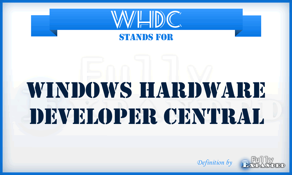 WHDC - Windows Hardware Developer Central