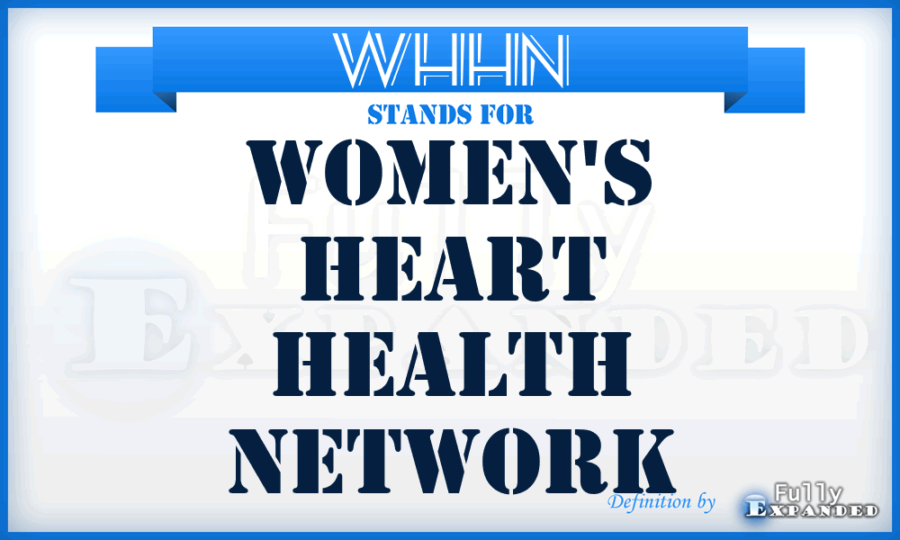 WHHN - Women's Heart Health Network