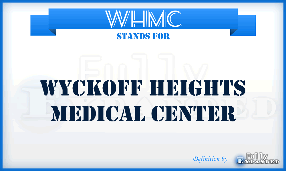 WHMC - Wyckoff Heights Medical Center