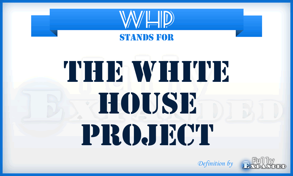 WHP - The White House Project